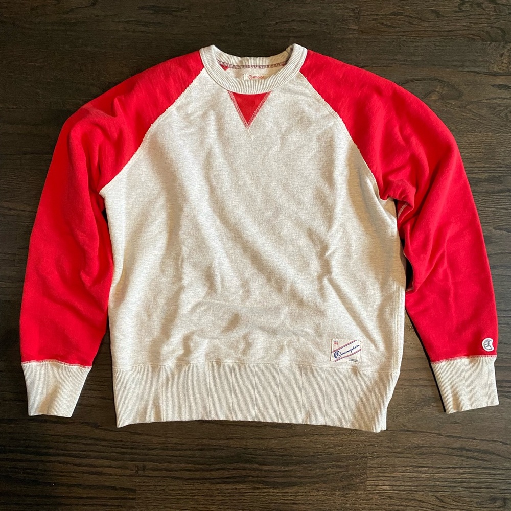Todd Snyder Champion Raglan Sweatshirt Mens Medium